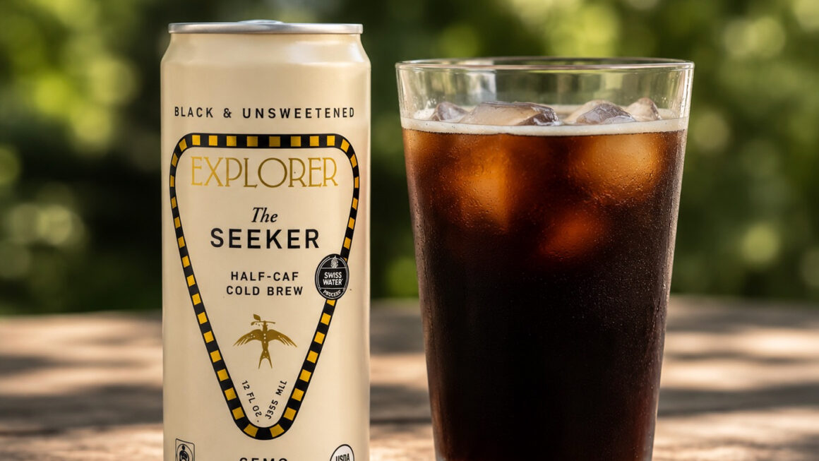 Explorer Coffee The Seeker Half-Caf Cold Brew Review: Smooth Flavor Without the Full Caffeine Kick